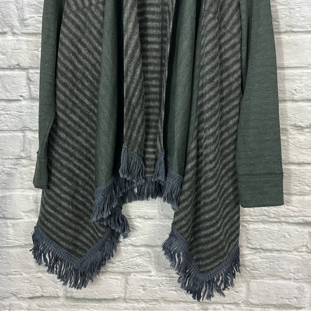 Anthropologie Saturday/Sunday Elise Green Blanket Cardigan Size XS OB367241. - Picture 5 of 11